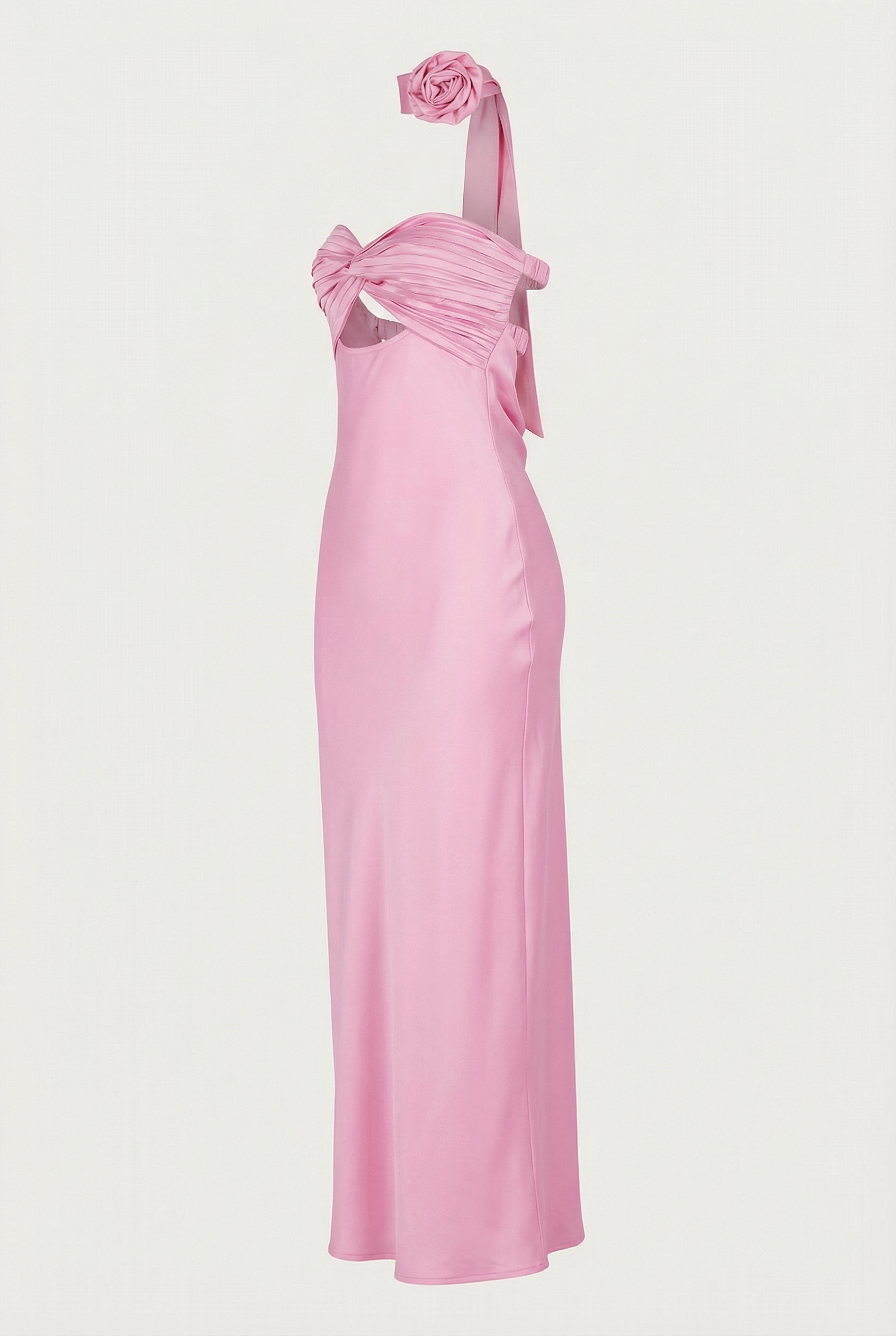 Winona Cutout Satin Maxi Dress